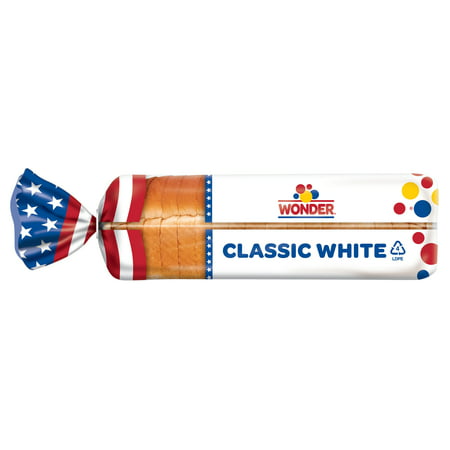 Wonder Bread Classic White Sandwich Bread, Sliced White Bread, 20 oz