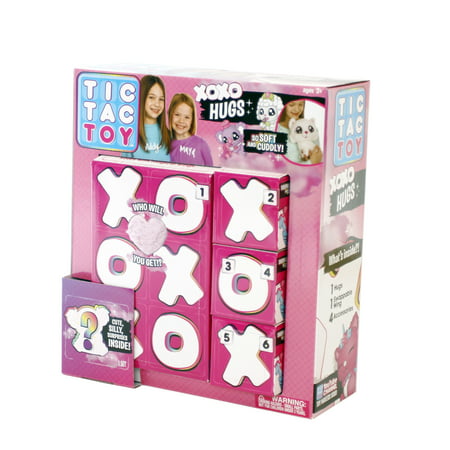 Tic Tac Toy XOXO Hugs Plush? PurpleMulticolor,