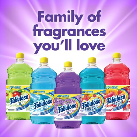 All Purpose Cleaner, Lavender - 169 fluid ounce, Smells clean for 24 hours By Fabuloso
