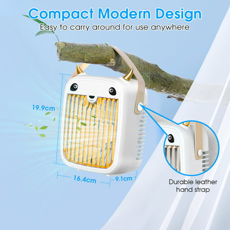 Air Conditioner Fan, Air Cooling Fan with 3 Speed, Portable AC Fan for Room Home Bedroom Office Indoor Outdoor