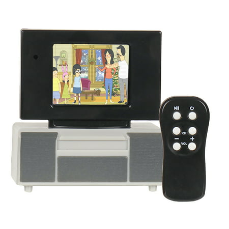 Tiny TV Classics - Bob's Burgers Edition - Collectible Toy - Watch Top Bob's Burgers Scenes on a Real-Working Tiny TV with Working Remote