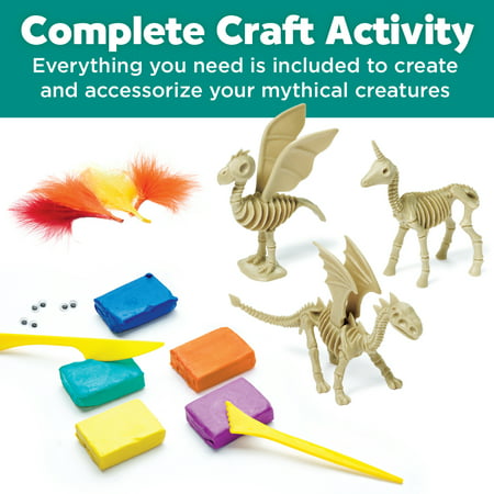 Creativity for Kids Create with Clay Mythical Creatures - Beginner and Child Craft for Boys and Girls