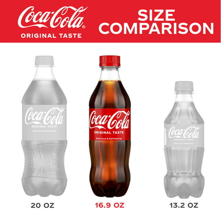 Coca-Cola Soda Soft Drink, 16.9 fl oz, 6 Pack