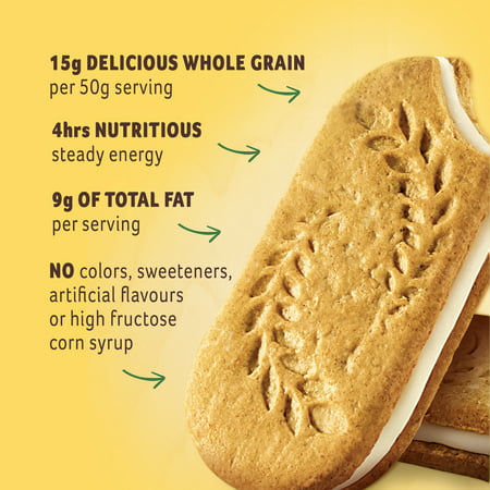 belVita Breakfast Cinnamon Brown Sugar & Vanilla Creme Breakfast Biscuits, 5 Packs (2 Biscuit Sandwiches Per Pack)