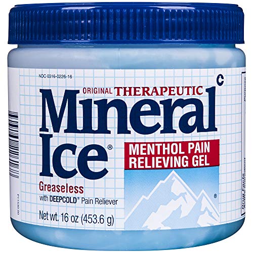 Mineral Ice Original Therapeutic Pain Relieving Gel, 16 oz, 3 Pack
