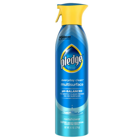 Pledge? Everyday Clean? Multisurface, Aerosol, Rainshower, 9.7 oz, Pack of 2