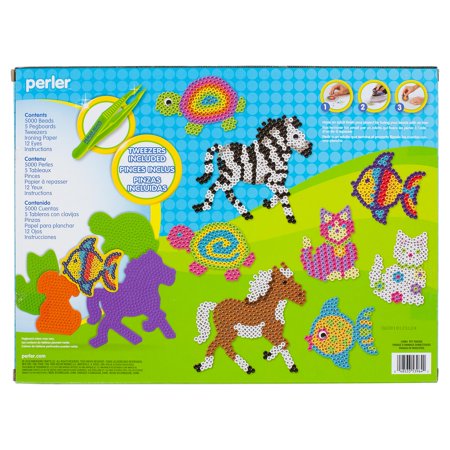 Perler Pet Parade Deluxe Box Fused Bead Kit, Ages 6 and up, 5020 Pieces