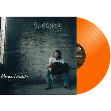 Big Loud Records Morgan Wallen Dangerous The Double Album 3X Orange Colored LP (Vinyl)