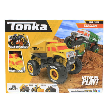 Tonka - The CLAW - Dump Truck - Lights and Sounds - Expandable Wheels