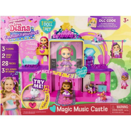 Love, Diana Magic Music Castle Playset