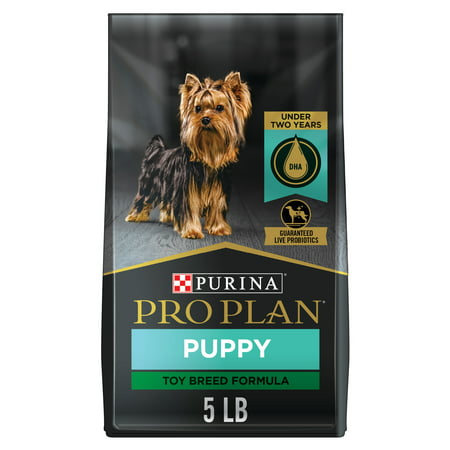 Purina Pro Plan High Protein Toy Breed Puppy Food DHA Chicken & Rice Formula, 5 lb. Bag