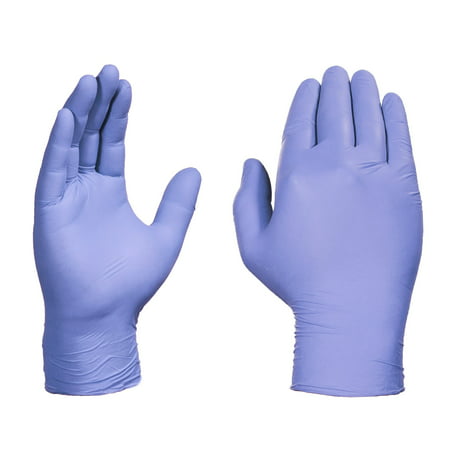 1st Choice Light Indigo Nitrile Disposable Exam Gloves 3 Mil Medium 1000, M