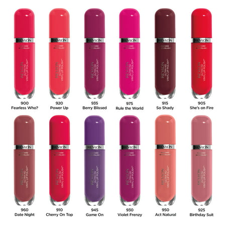 Revlon Ultra HD Vinyl Lip Polish, Liquid Lipstick with Aloe Leaf Extract and Vitamin E , 925 Birthday Suit, 0.16 oz925 Birthday Suit,