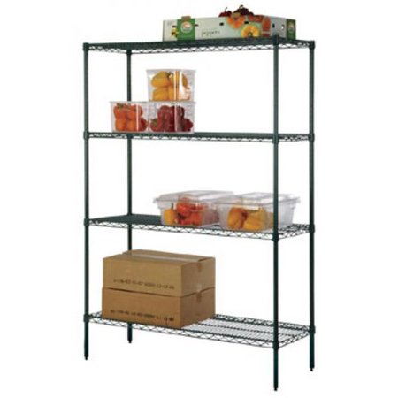 FocusFoodService FF1860G 18 in. x 60 in. Epoxy Wire Shelf - Green