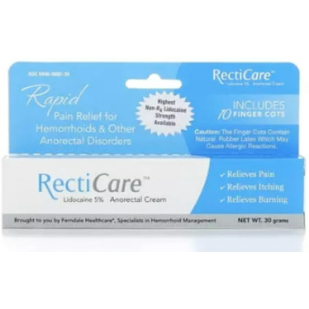RectiCare Anorectal Cream 1 oz (30g) (Pack of 2)