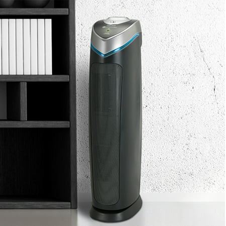 Guardian Technologies Air Purifier with True HEPA Filter and UV-C Sanitizer, 3-in-1 AC5000E 28-Inch Tower