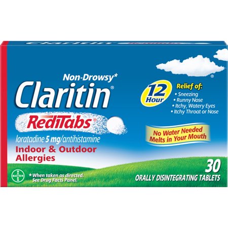 Claritin Non-Drowsy RediTabs Indoor & Outdoor Allergies 12 Hour Relief Tablets - 30 CT