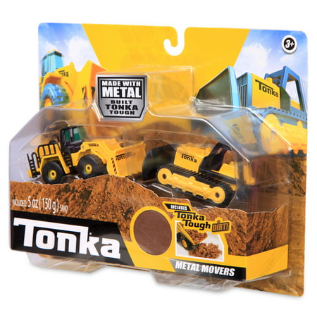 Tonka - Metal Movers Combo Pack - Front Loader and Bull Dozer