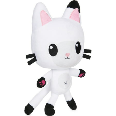 Gabby's Dollhouse, 10-inch Pandy Paws Purr-ific Plush ToyWhite,