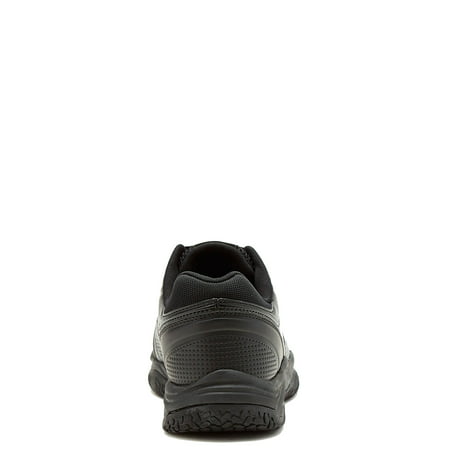 Athletic Works Men's Front Runner Wide Width Athletic Shoe, Black, 070