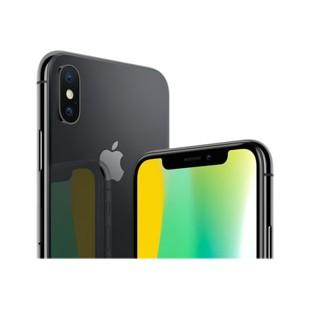 Apple iPhone X - Smartphone - 4G LTE Advanced - 64 GB - 5.8" - 2436 x 1125 pixels (458 ppi) - Super Retina HD - 2x rear cameras (2x front cameras) - T-Mobile - space gray
