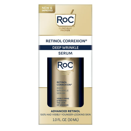 RoC Retinol Correxion Deep Wrinkle Serum, Paraben-Free, 1 fl oz, 1 fl oz