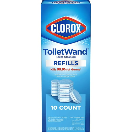 Clorox ToiletWand Disinfecting Refills, Disposable Wand Heads