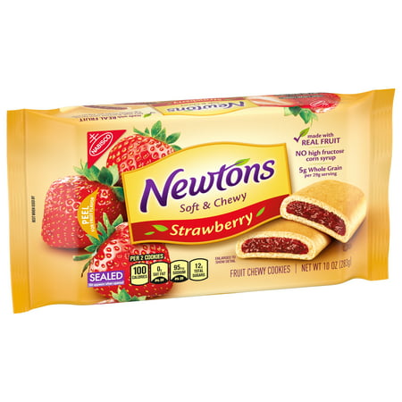 Newtons Soft & Fruit Chewy Strawberry Cookies, 10 oz Pack