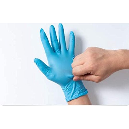 Synguard B Basic INTCO Disposable Medical Examination Nitrile Gloves, M, 100pcs, M