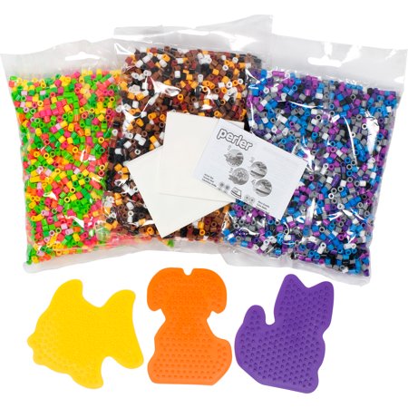 Perler Pet Pals Activity Bucket Fuse Bead Craft Kit, Ages 6 and Up, 8505 Pieces