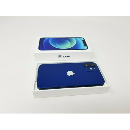 Apple iPhone 12 64GB Blue 5G Fully Unlocked B Grade Used Cellphone, Blue