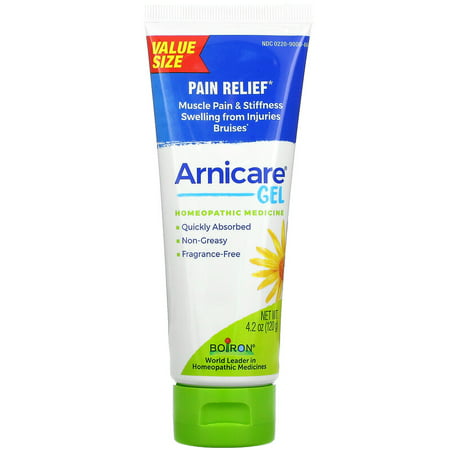Boiron, Arnicare Gel, Pain Relief, Unscented, 4.2 oz (120 g) (pack of 4)
