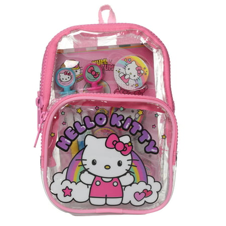 Hello Kitty Clear Mini Activity Backpack Includes 100+ Creative Activities for Kids Child Toddlers