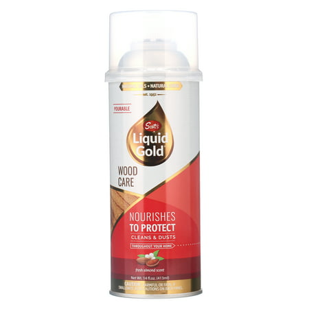 Scott's Liquid Gold Wood Cleaner, Almond Scent, 14 Fluid Ounce
