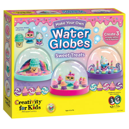 Creativity for Kids Make Your Own Water Globes Sweet Treats ? Child Craft Kit for Boys and Girls