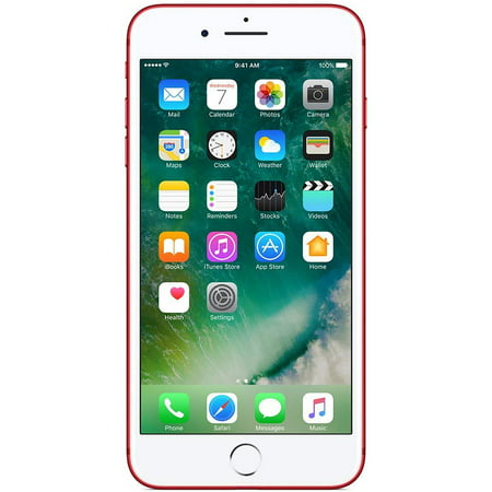 Apple iPhone 7 Plus 256GB Red Fully Unlocked (Verizon + AT&T + T-Mobile + Sprint) Smartphone - Grade B Used, Red