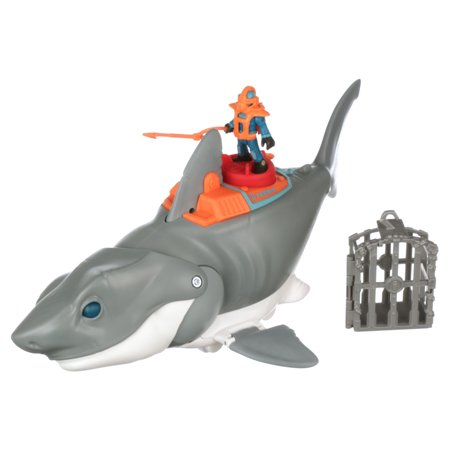 Imaginext Mega Bite Shark Figure with Chomping Action Playset