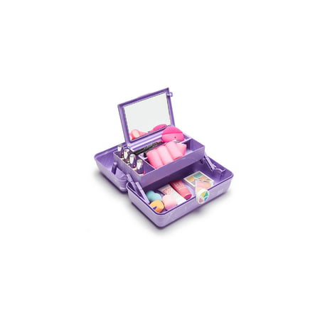 Caboodles On-The-Go-Girl Classic Cosmetic Case, Purple MarbleMulticolor,