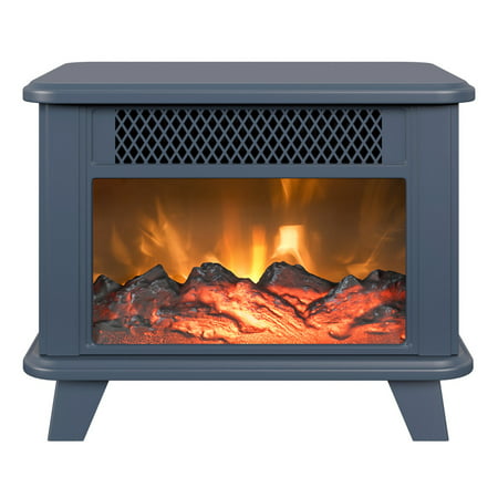 ChimneyFree Electric Fireplace Personal Space Heater, NavyNavy,
