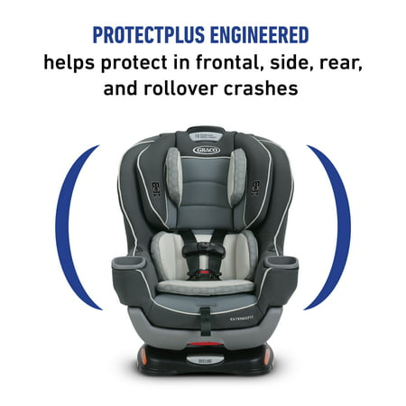 Graco Extend2Fit Convertible Car Seat, Ride Rear-Facing Longer, GothamGotham,