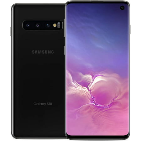 SAMSUNG Galaxy S10 G973U 128GB, Prism Black Fully Unlocked Grade B (LCD Shadow) (Used)