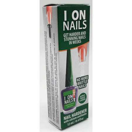 Amen I On Nail Hardener with Garlic + Biotin Long, Strong Nails in Weeks, Base Coat