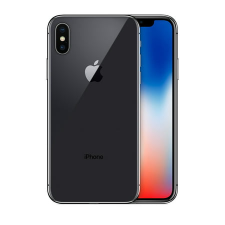 Apple iPhone X 64GB Space Gray Fully Unlocked (Verizon + AT&T + T-Mobile) Smartphone - B Grade Used, Space Gray - Fully Unlocked
