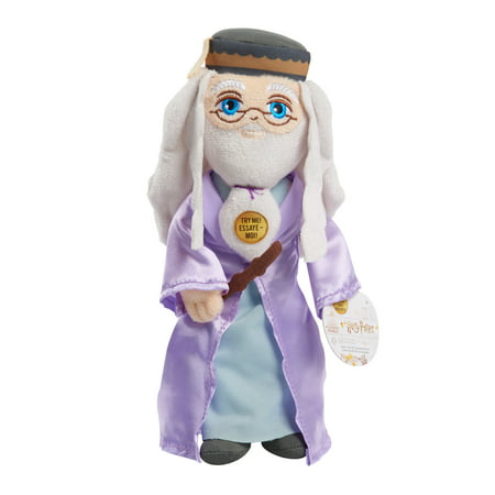 Harry Potter? 8-inch Spell Casting Wizards Professor Albus Dumbledore?Small Plush with Sound Effects, Kids Toys for Ages 3 up