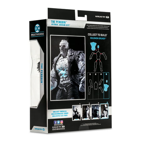 McFarlane Toys DC Multiverse Arkham City The Penguin Black and White Gold Label - 7 in Collectible Figure Walmart Exclusive