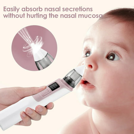 GOTYDI Rechargeable Baby Nasal Aspirator Strong Suction Electric Nose Sucker 6 Levels of Suction Baby Nose Cleaner Automatic Booger Sucker Picker for Newborns Toddlers InfantsBlue,