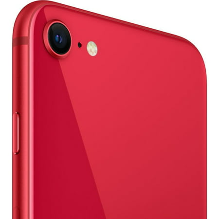 Restored Apple iPhone SE (2020) 64GB GSM/CDMA Fully Unlocked Phone - Red (Refurbished), Red