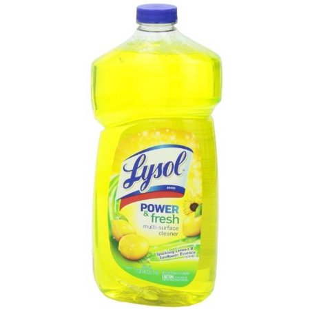 Lysol Clean & Fresh Multi-Surface Cleaner, Sparkling Lemon and Sunflower Essence, 40 oz, Pack of 3