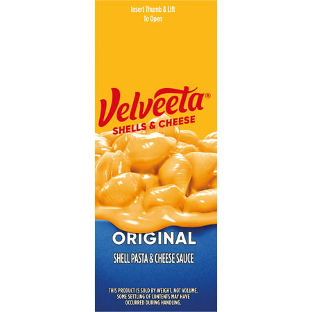 Velveeta Shells and Cheese Original Macaroni and Cheese Dinner Value Size, 24 oz Box