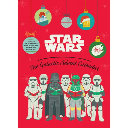 Star Wars: The Galactic Advent Calendar : 25 Days of Surprises with Booklets, Trinkets, and More! (2021 Advent Calendar, Countdown to Christmas, Official Star Wars Gift) (Hardcover)